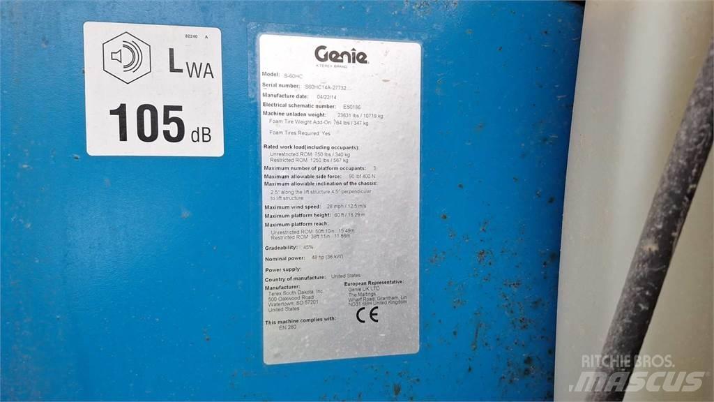 Genie S60HCE Ανυψωτήρες με τηλεσκοπικό βραχίονα