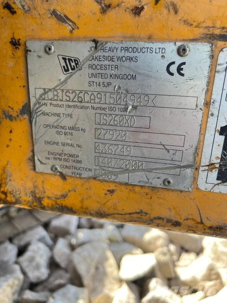 JCB JS 260 XD Υδραυλικά