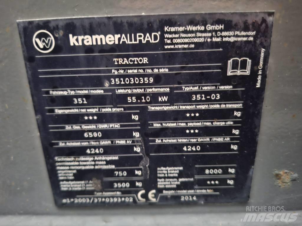 Kramer 580 Φορτωτές με λάστιχα (Τροχοφόροι)