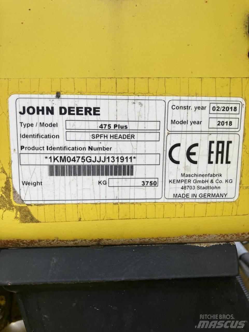 John Deere 8500 Μηχανές χορτονομής