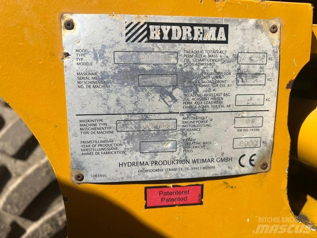 Hydrema 912ES Άκαμπτα Dumper με ανατρεπόμενο κάδο