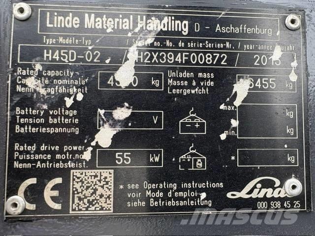 Linde H 45 D Πετρελαιοκίνητα Κλαρκ