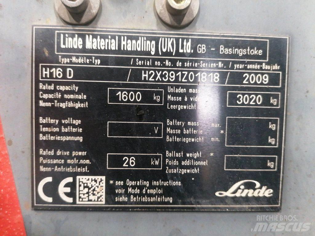 Linde H16D Πετρελαιοκίνητα Κλαρκ