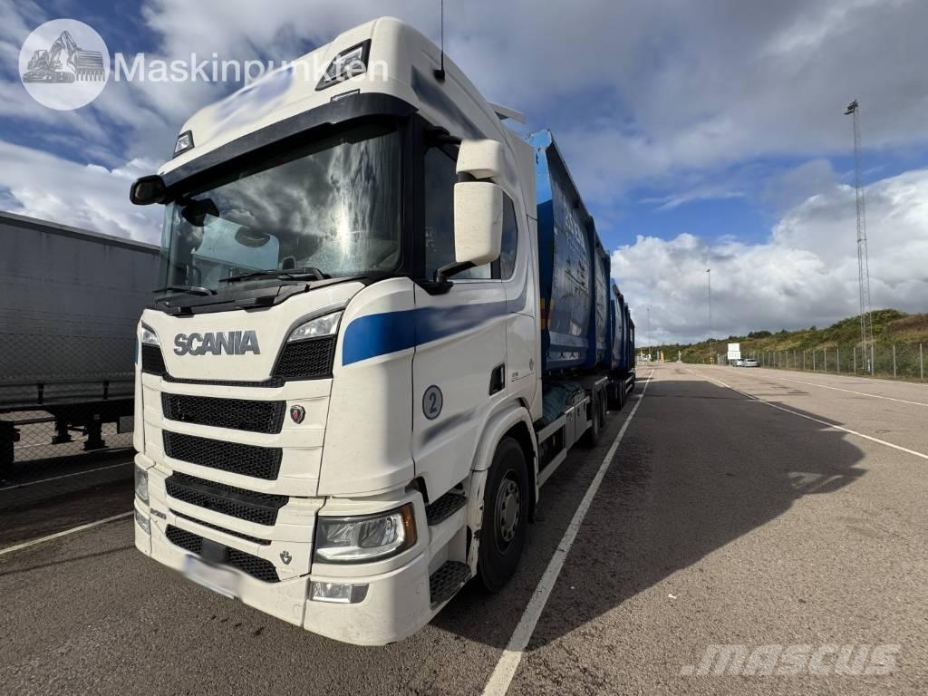 Scania R 580 EKIPAGE Φορτηγά ανατροπή με γάντζο
