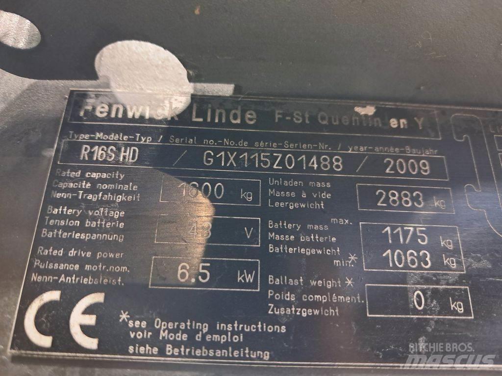 Linde R16 S HD Ανυψωτικά στενών δρόμων