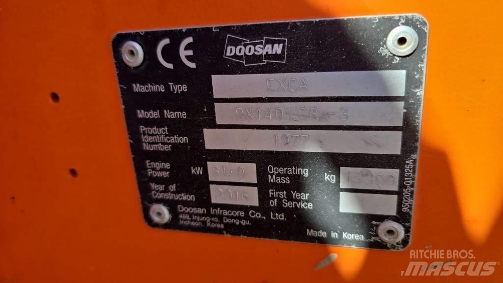 Doosan DX 140 LCR-3 Εκσκαφείς με ερπύστριες