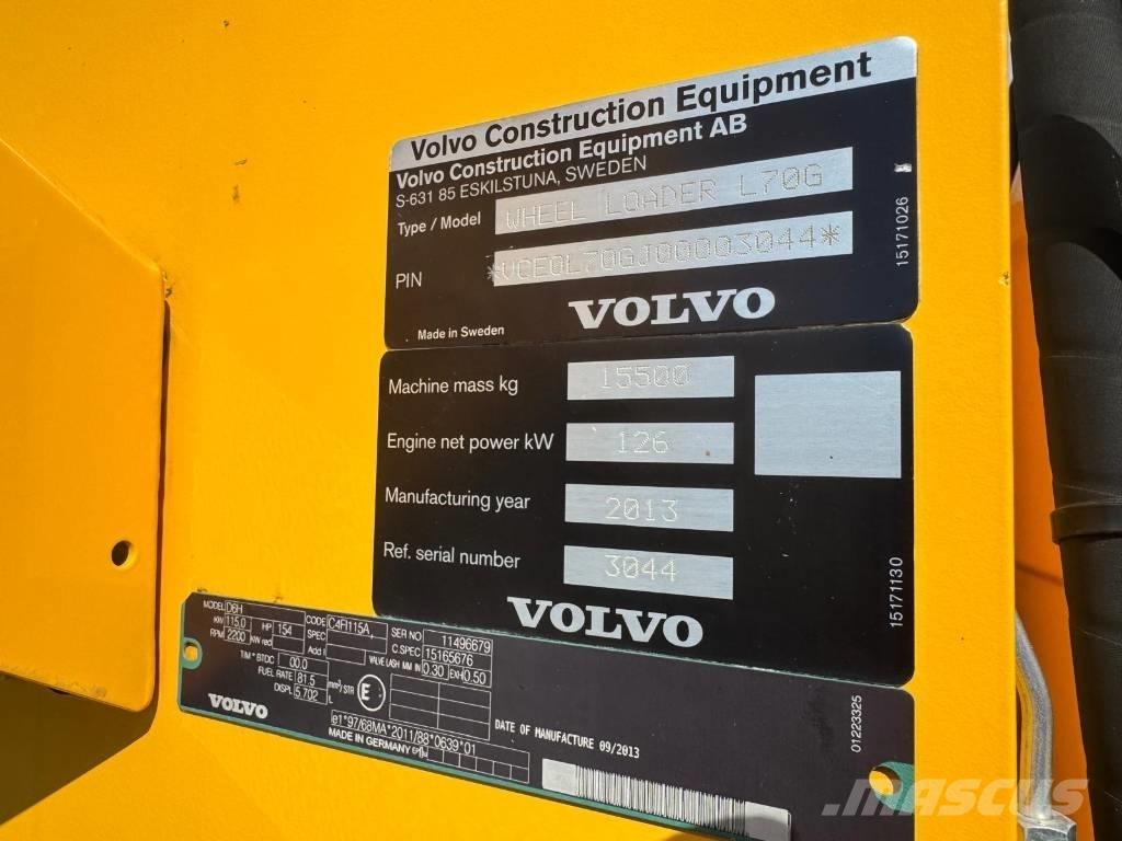 Volvo L 70 G Φορτωτές με λάστιχα (Τροχοφόροι)