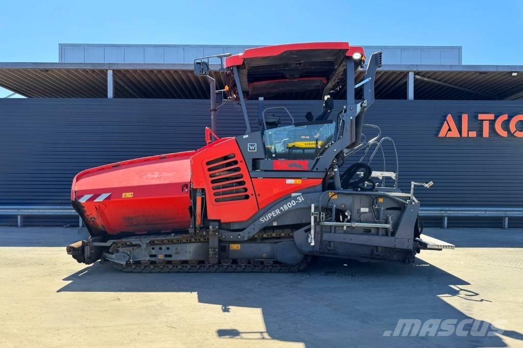Vögele SUPER 1800-3I Επίστρωση ασφάλτου