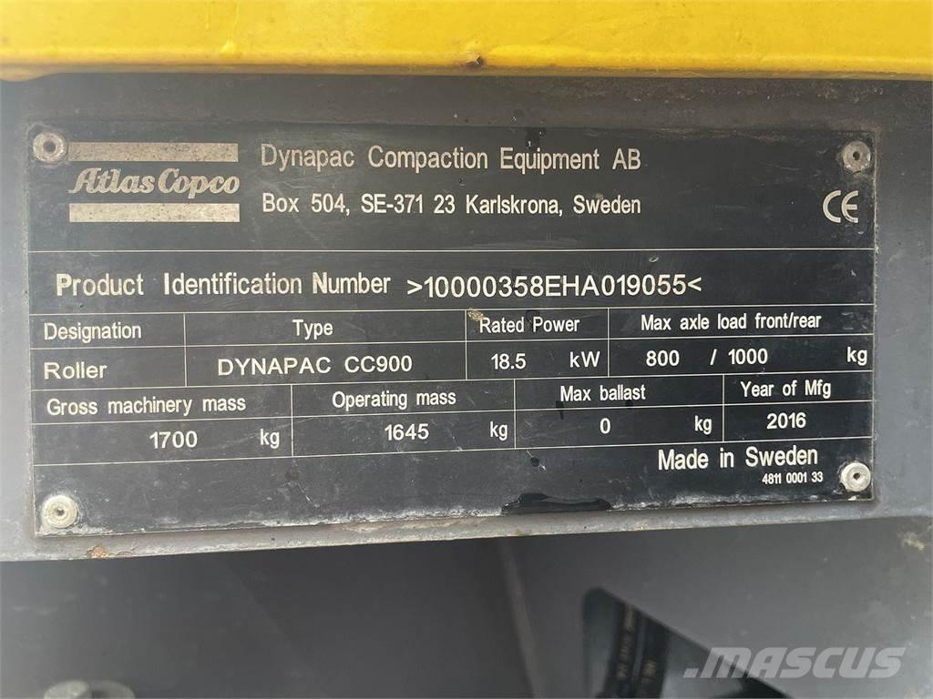Atlas Copco CC900 Οδοστρωτήρες