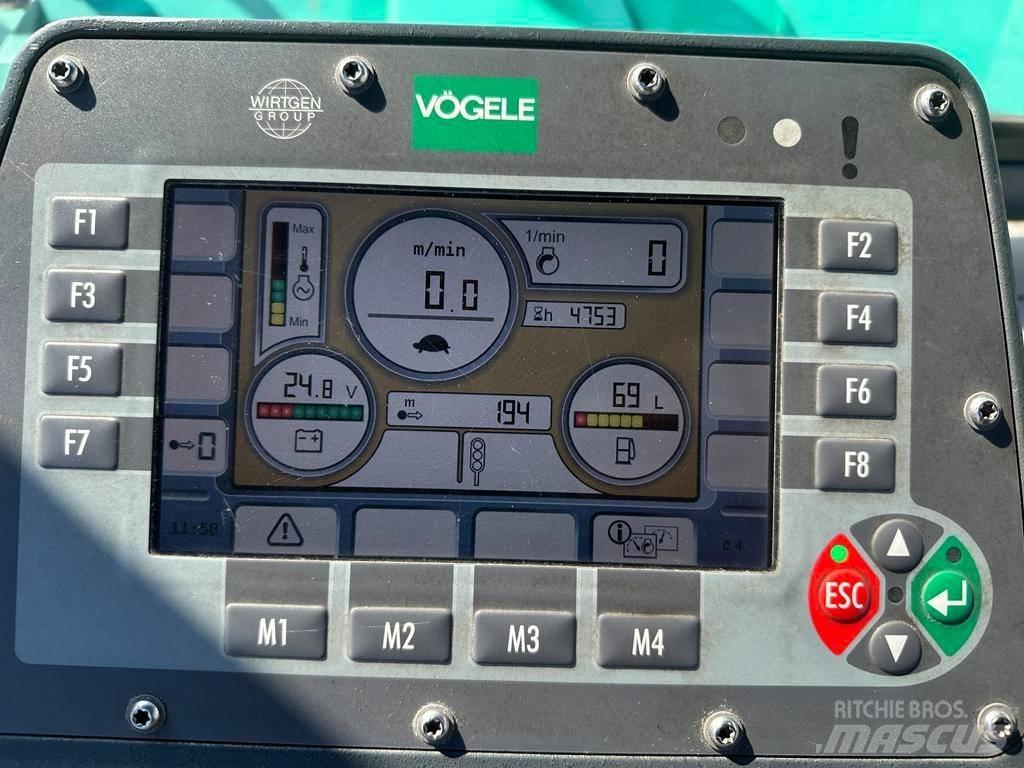 Vögele Super 1300-3i Επίστρωση ασφάλτου