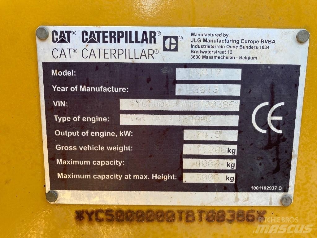 CAT TH 417 Τηλεσκοπικοί ανυψωτές