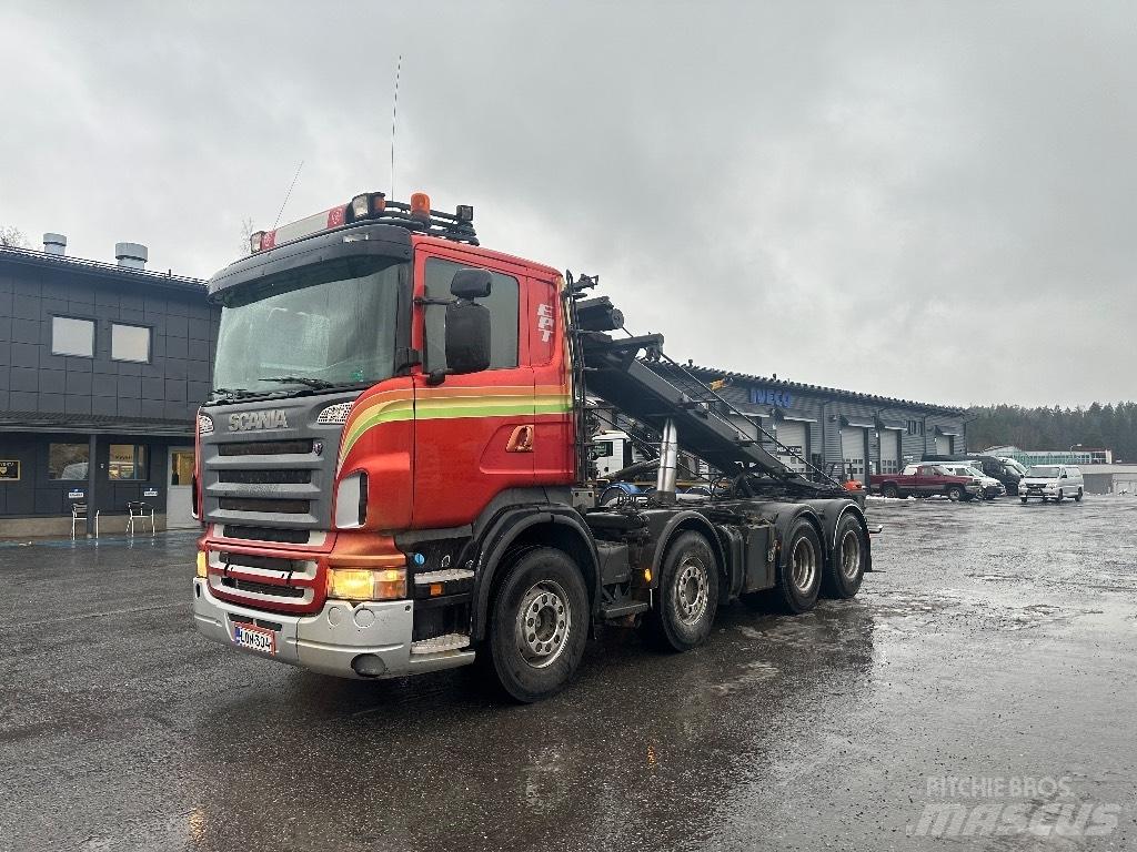 Scania R500 8X4 Φορτηγά με γερανό & γάτζο