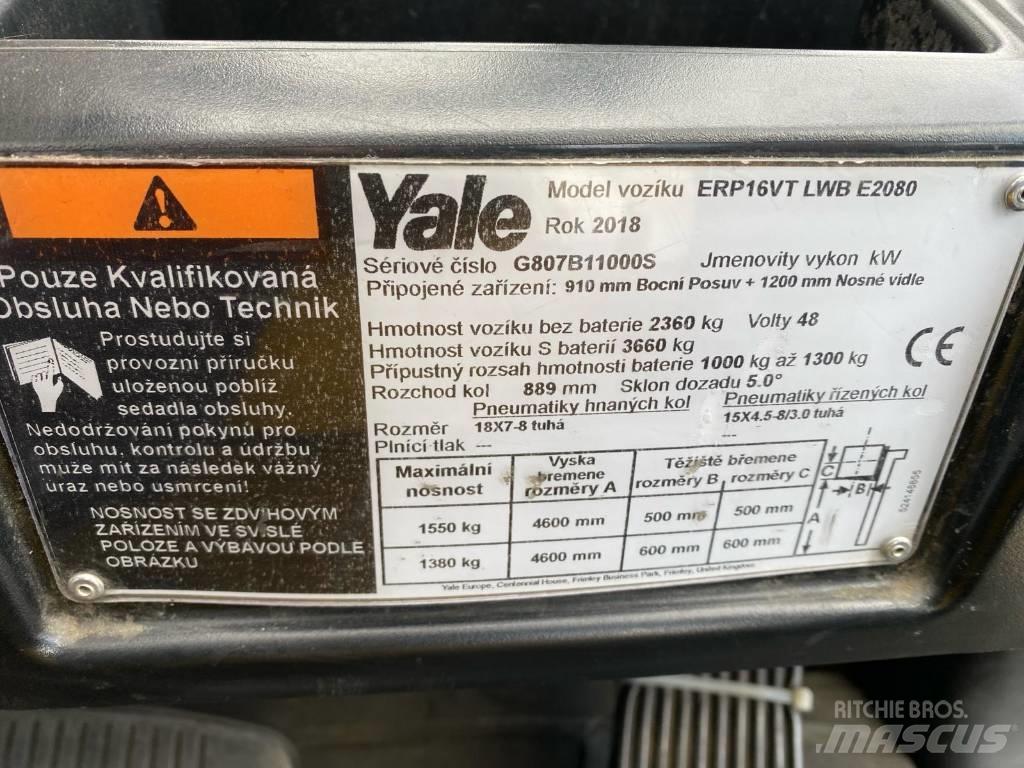 Yale ERP16VTLWB Ηλεκτρικά περονοφόρα ανυψωτικά κλαρκ