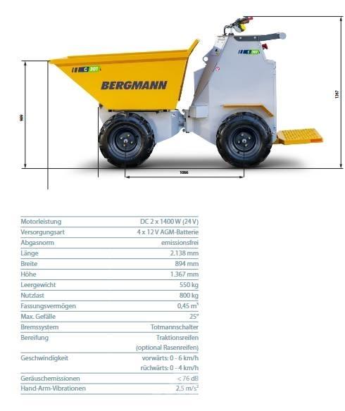Bergmann C 301L Dumpers εργοταξίου