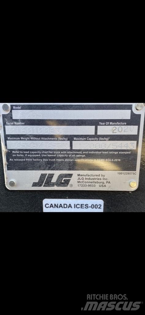 JLG 1255 Τηλεσκοπικοί ανυψωτές