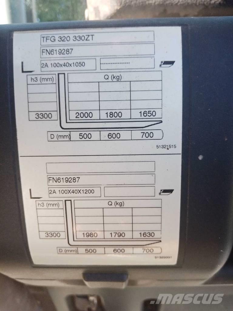 Jungheinrich TFG 320 Περονοφόρα ανυψωτικά κλαρκ με φυσικό αέριο LPG
