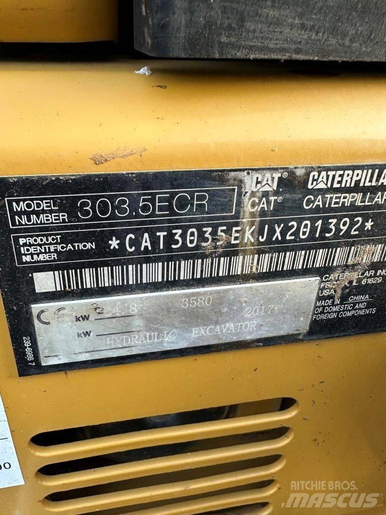 CAT 303.5 E CR Εκσκαφάκι (διαβολάκι) < 7t