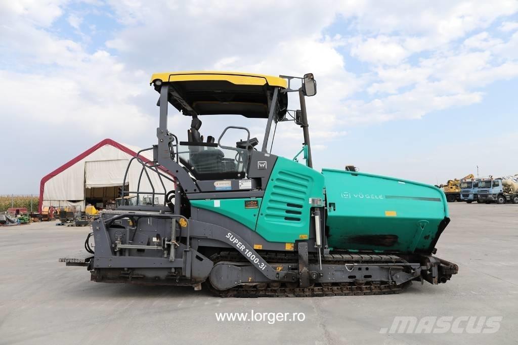 Vögele Super 1800 - 3i Επίστρωση ασφάλτου