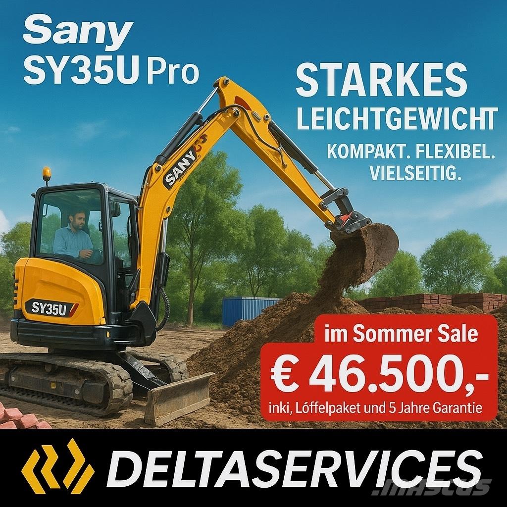 Sany SY 35 U Εκσκαφάκι (διαβολάκι) < 7t