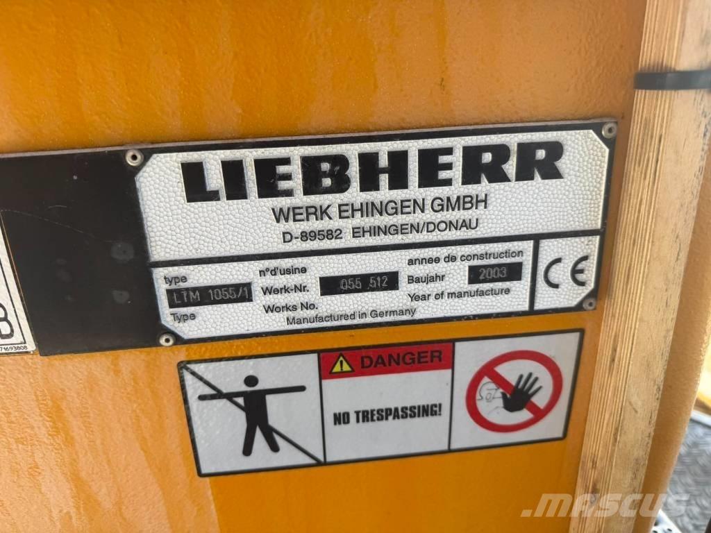 Liebherr LTM 1055-1 Γερανοί παντός εδάφους