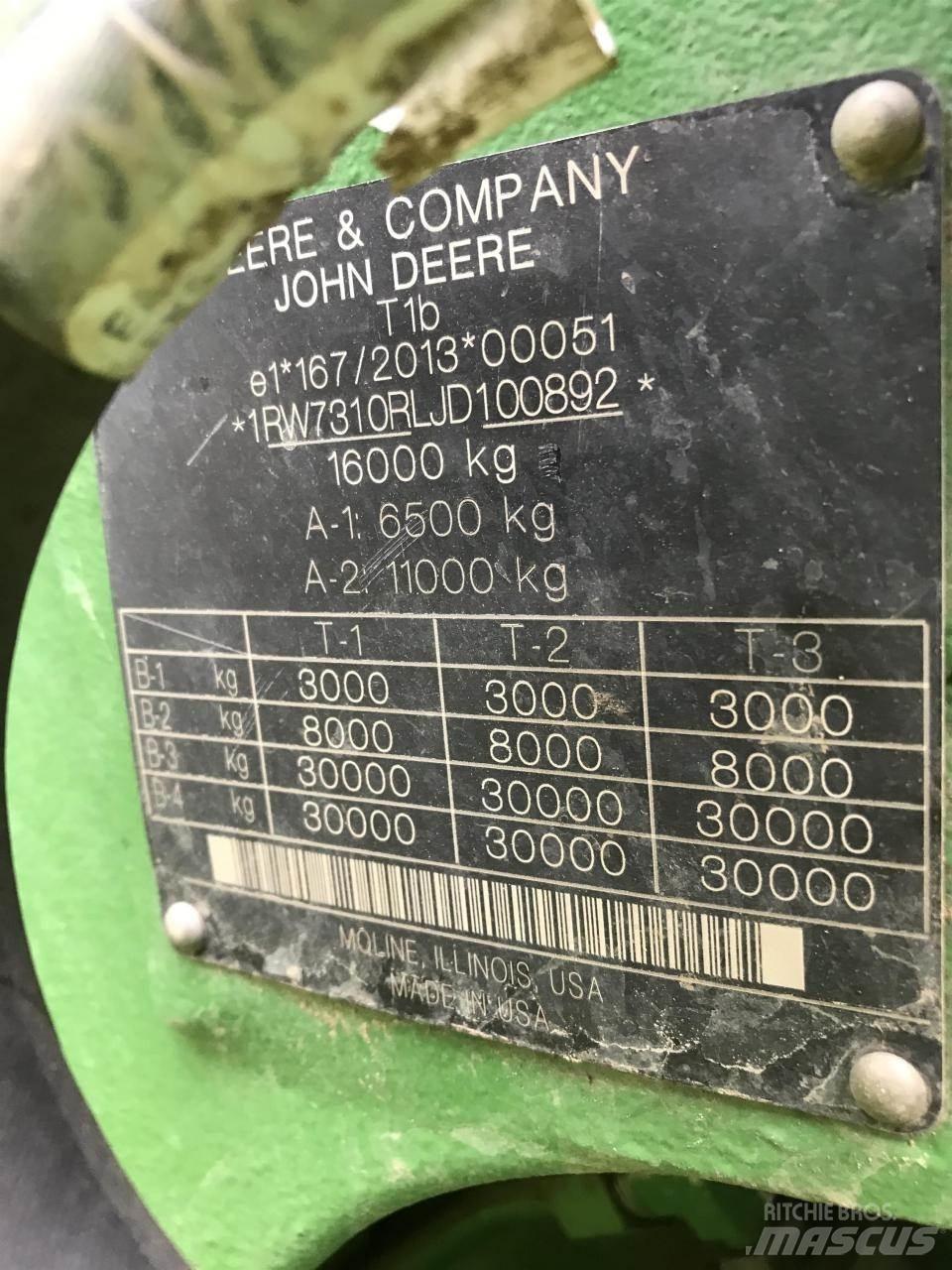 John Deere 7310R Τρακτέρ
