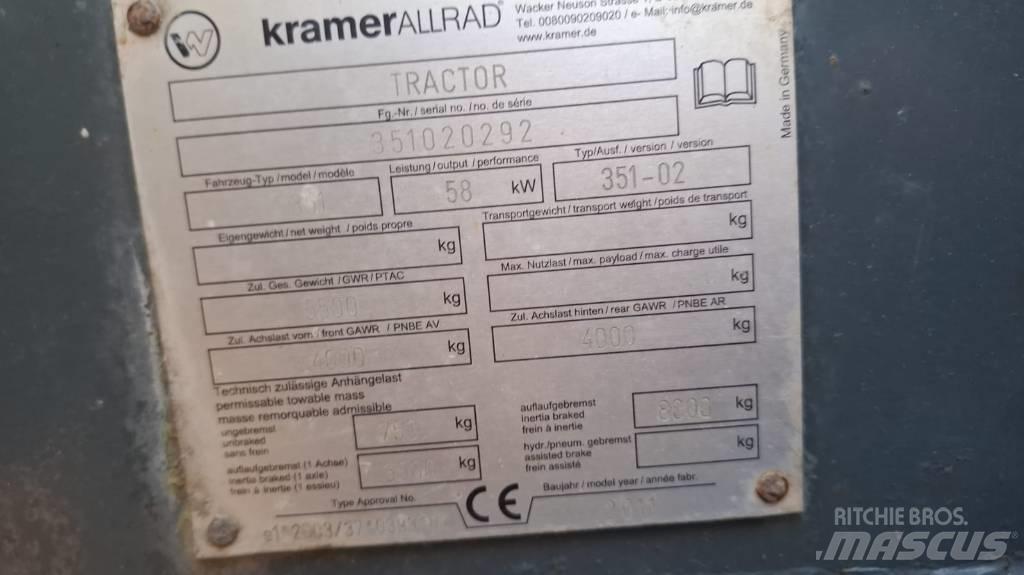 Kramer 480 Φορτωτές με λάστιχα (Τροχοφόροι)