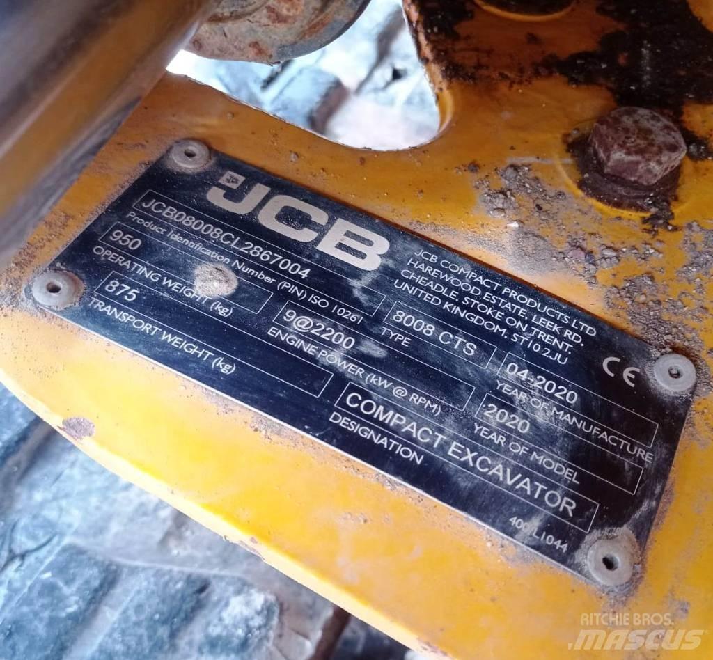 JCB 8008 CTS Εκσκαφάκι (διαβολάκι) < 7t