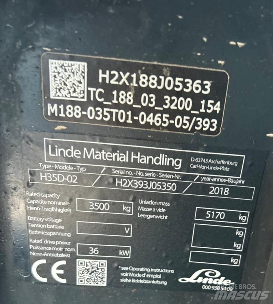 Linde H35D-02 EVO Πετρελαιοκίνητα Κλαρκ