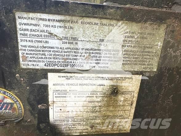 Econoline TAG Επίπεδες/πλευρικώς ανοιγόμενες ρυμούλκες