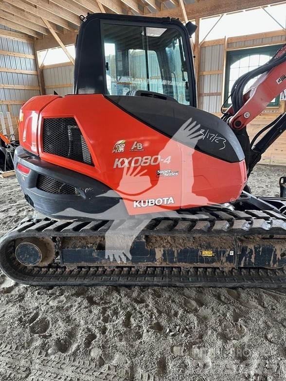 Kubota KX080-4 Εκσκαφείς με ερπύστριες