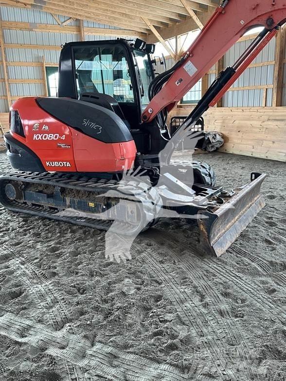 Kubota KX080-4 Εκσκαφείς με ερπύστριες