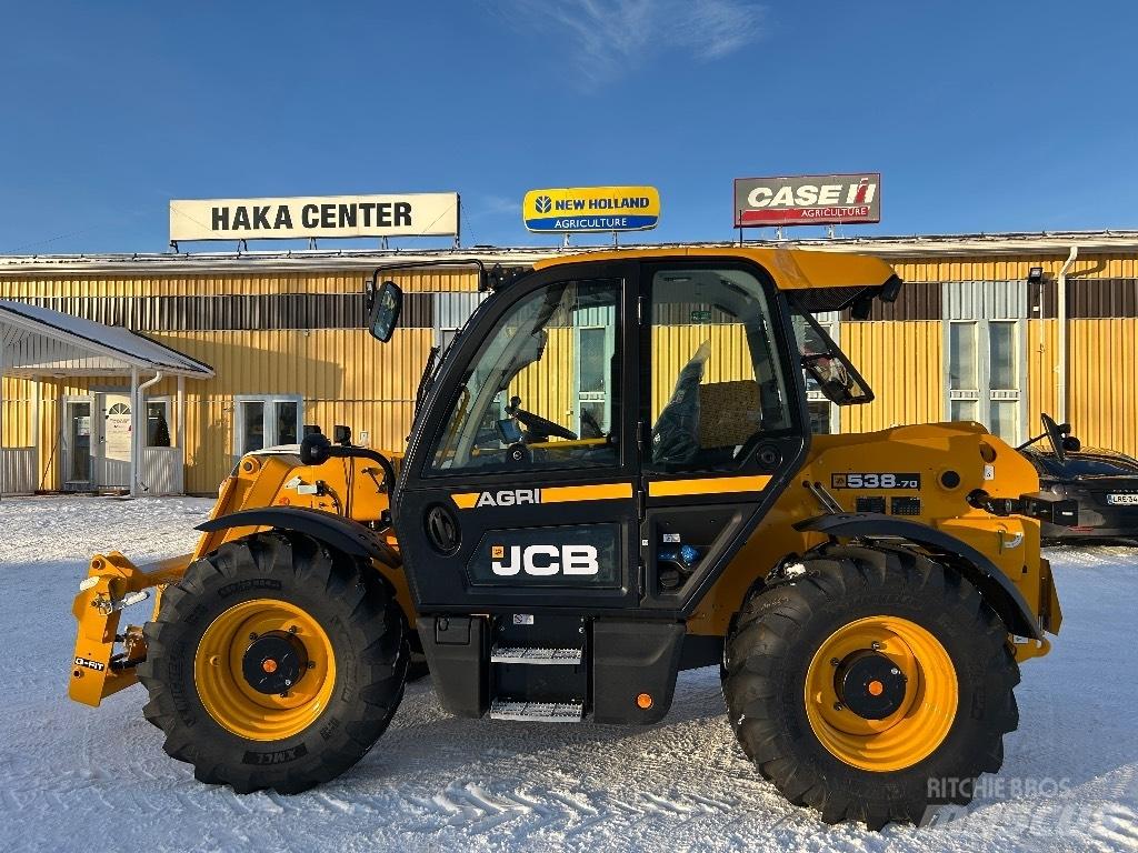 JCB 538-70 Συστήματα τηλεχειρισμού για τη γεωργία
