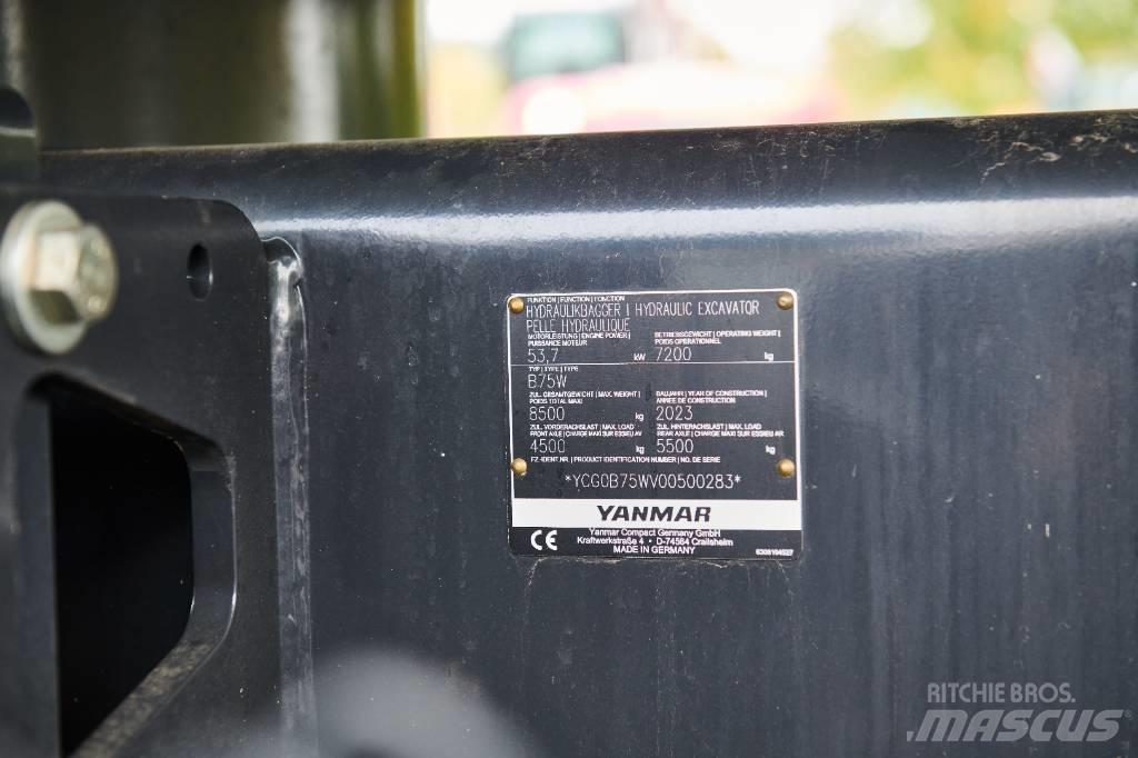 Yanmar B 75 W Εκσκαφείς με τροχούς - λάστιχα