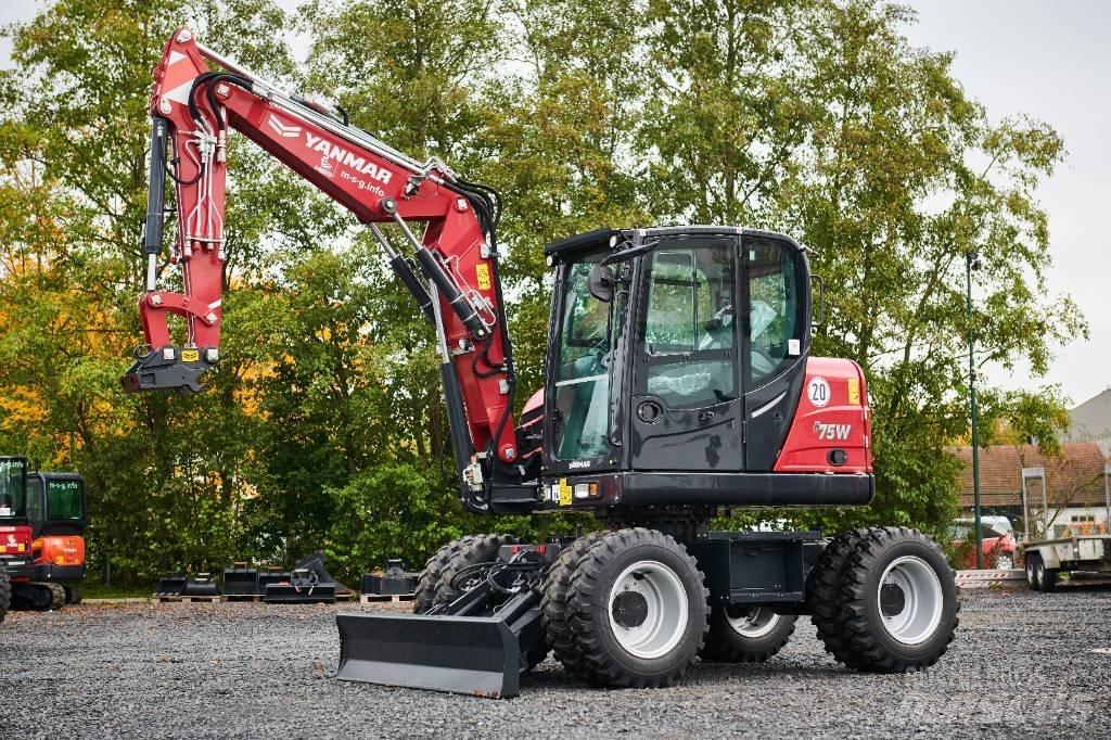 Yanmar B 75 W Εκσκαφείς με τροχούς - λάστιχα