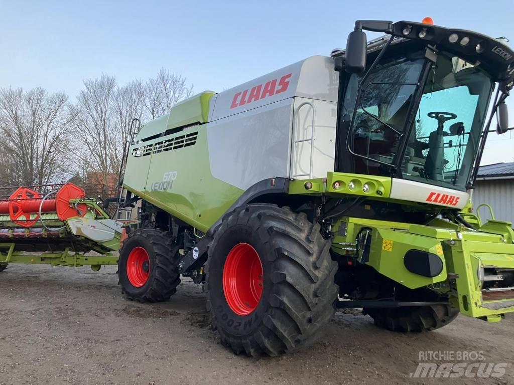 CLAAS Lexion 670 Θεριζοαλωνιστικές μηχανές