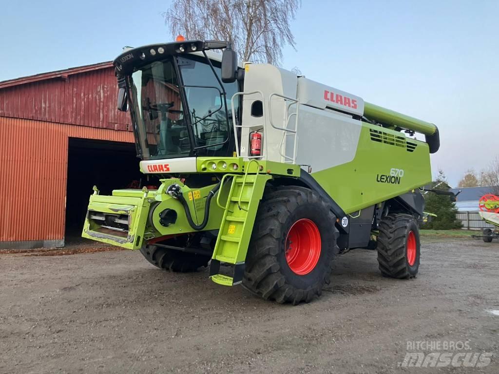 CLAAS Lexion 670 Θεριζοαλωνιστικές μηχανές