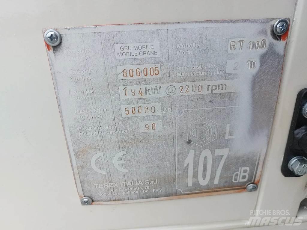 Terex RT100 Γερανοί ανώμαλου εδάφους