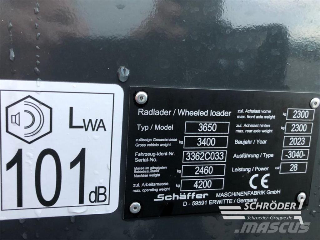 Schäffer 3650 Μίνι φορτωτές