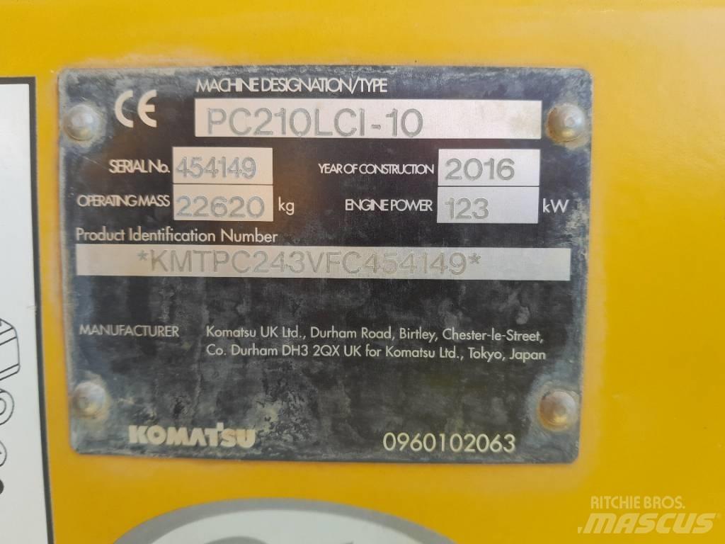 Komatsu PC210LCi-10 Εκσκαφείς με ερπύστριες