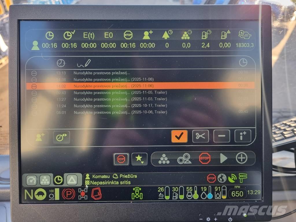 Komatsu 931 Θεριζοαλωνιστικές μηχανές