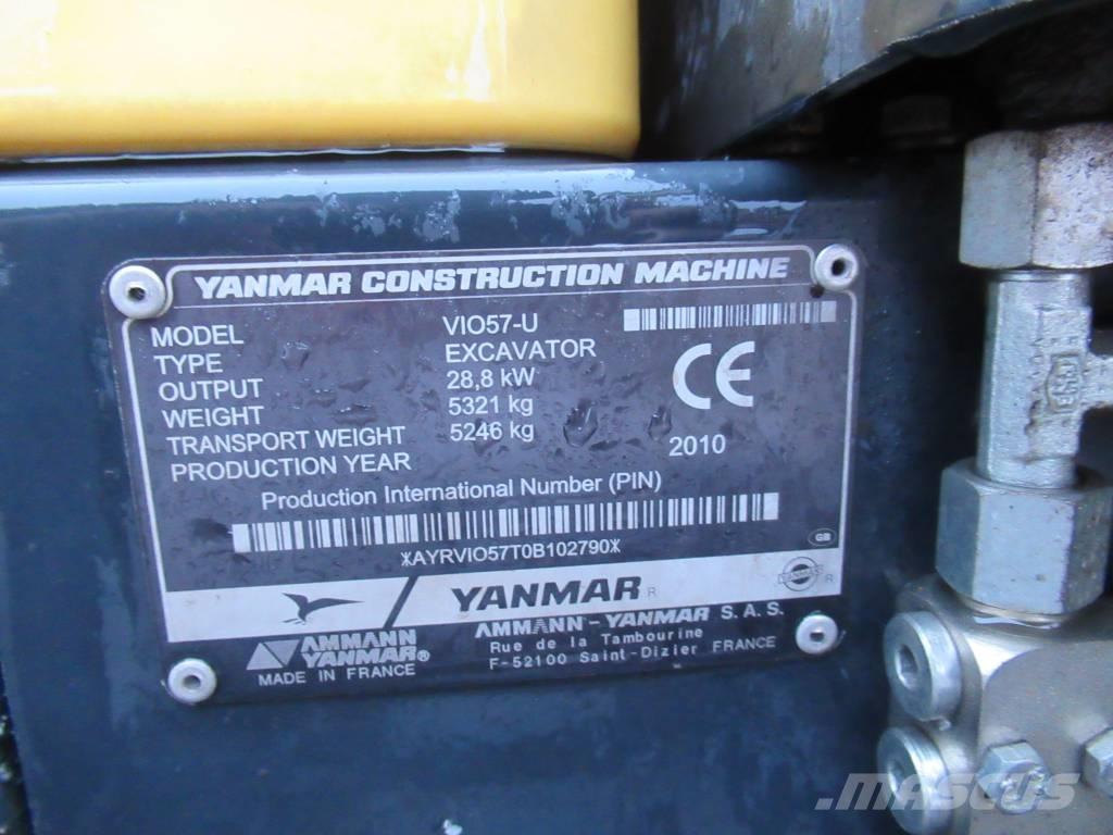 Yanmar Vio 57-U Εκσκαφάκι (διαβολάκι) < 7t