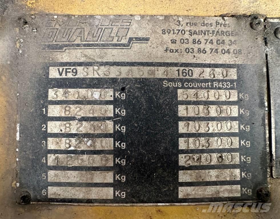 Louault SR33A Ημιρυμούλκες μεταφοράς οχημάτων