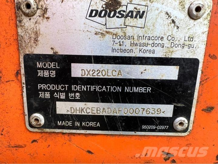 Doosan DX220LCA Μίνι εκσκαφείς 7t - 12t