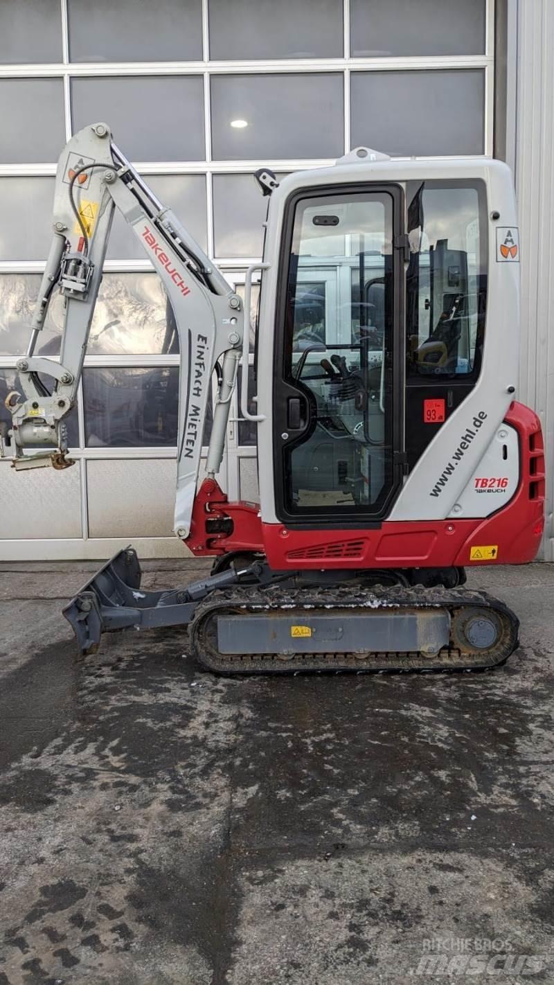 Takeuchi TB216AV4 Εκσκαφάκι (διαβολάκι) < 7t