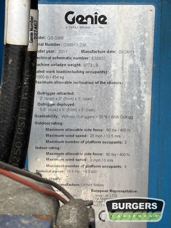 Genie GS-3369 RT Ανυψωτήρες ψαλιδωτής άρθρωσης