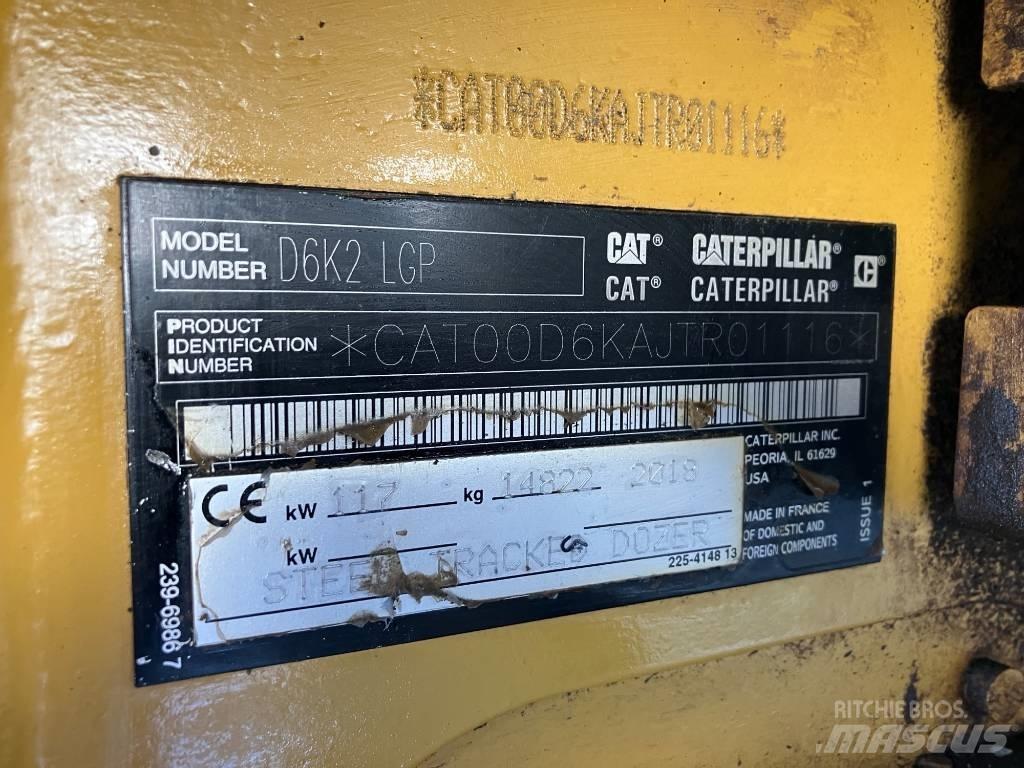 CAT D6K2 LGP Μπουλντόζες με ερπύστριες