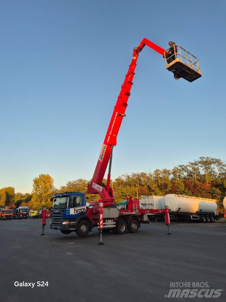 Scania P 380 Εναέριες πλατφόρμες τοποθετημένες σε φορτηγό