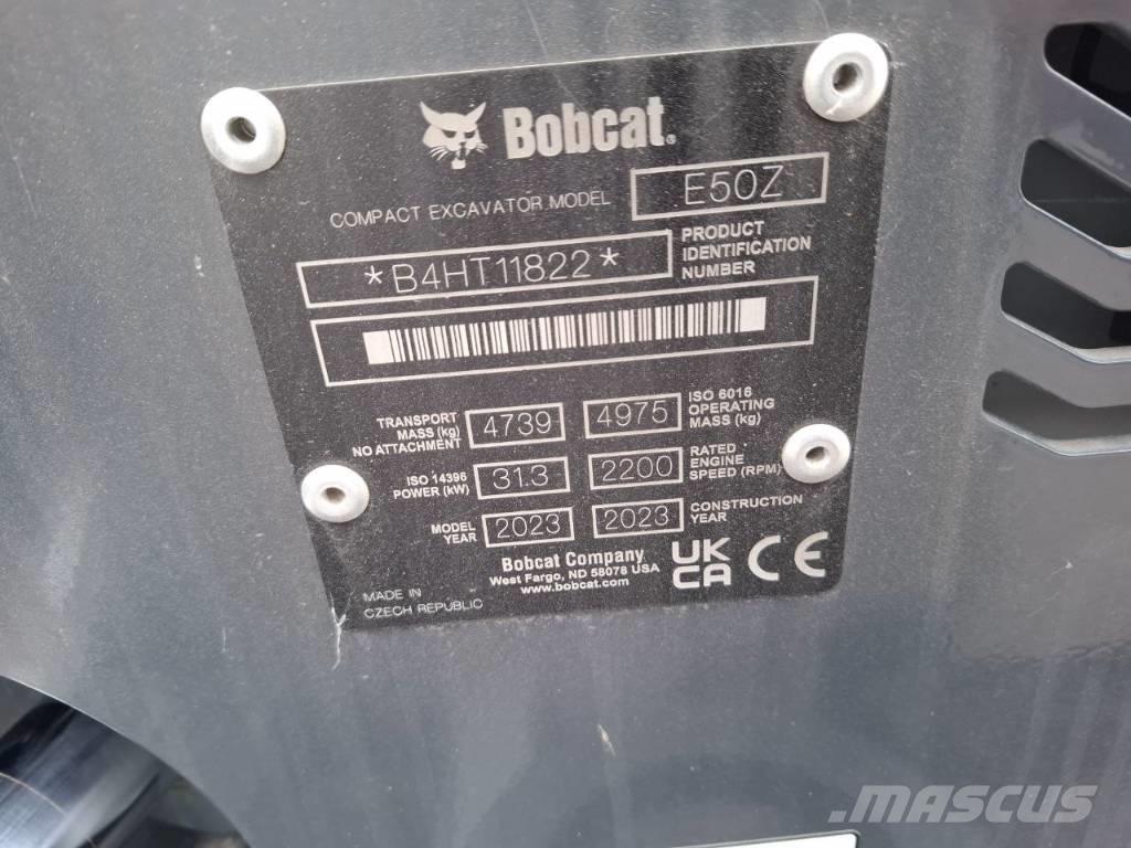 Bobcat E 50z Εκσκαφάκι (διαβολάκι) < 7t