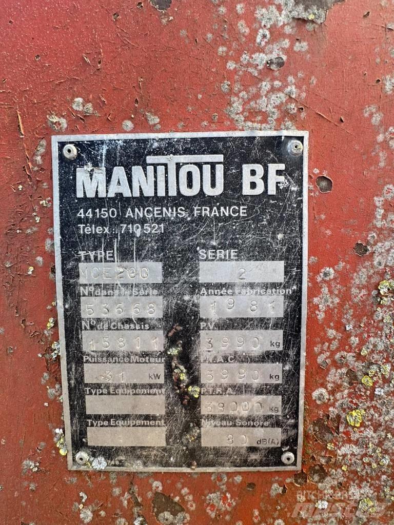 Manitou MCE 20 C Πετρελαιοκίνητα Κλαρκ