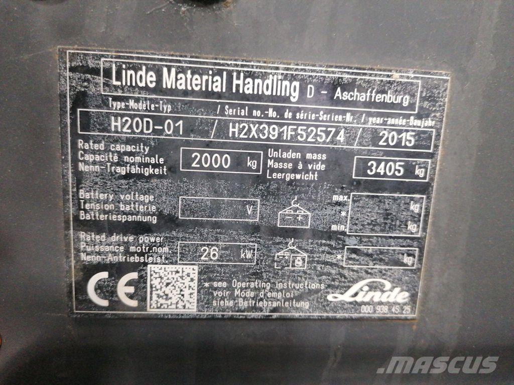 Linde H20D-01 Πετρελαιοκίνητα Κλαρκ